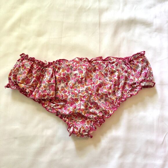 Vintage Victoria's Secret Angels Pink Sleep Lingerie Set Floral Print Size S & M - Picture 6 of 9